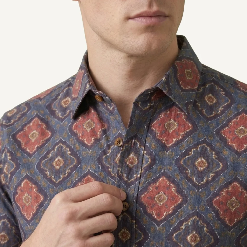 theclassicot printed shirt for men half sleeve premium pure cotton stylish branded new