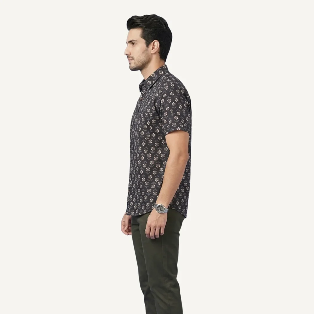 theclassicot printed shirt for men half sleeve premium pure cotton stylish branded new