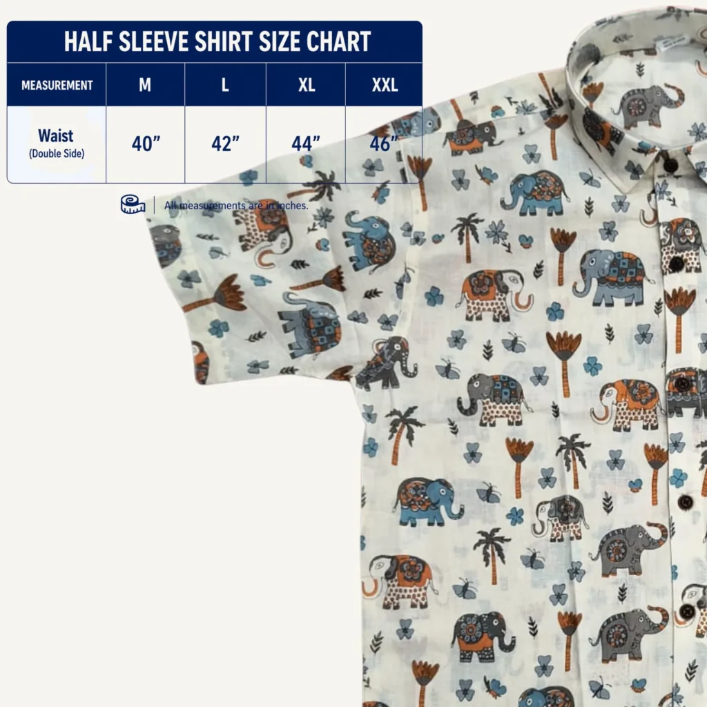 theclassicot printed shirt for men elephant print pure cotton premium stylish branded new