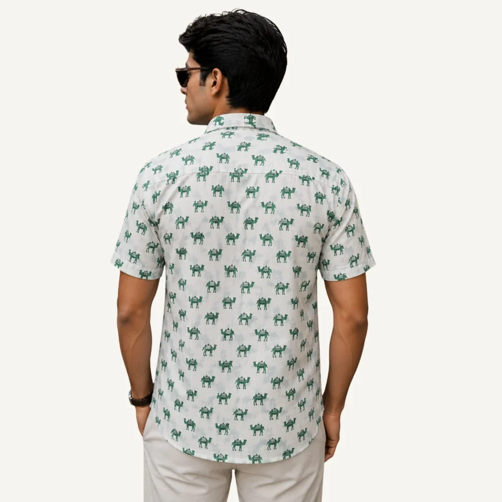 jaipuri printed shirt for men cotton