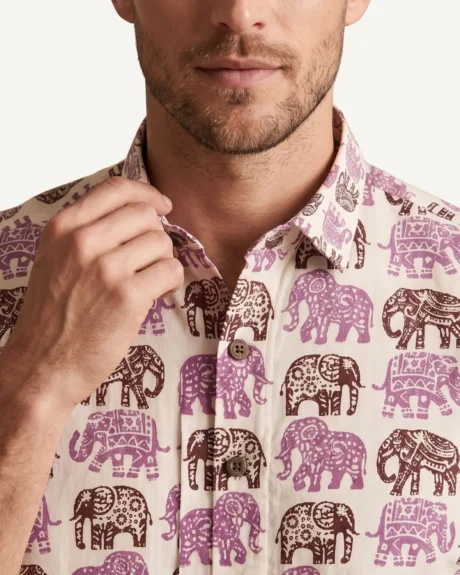theclassicot pink shirt for men stylish pure cotton branded