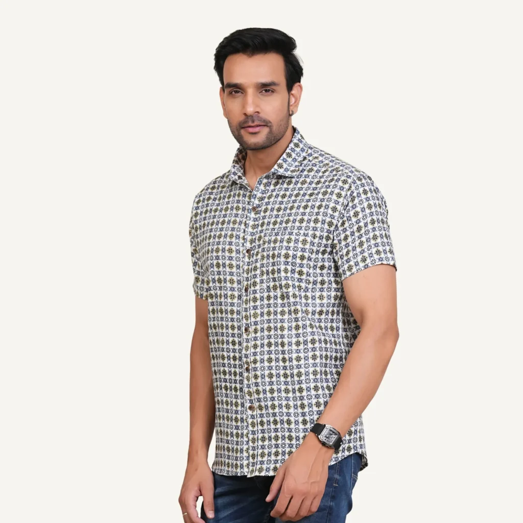 theclassicot printed shirt for men cotton stylish new branded premium cotton