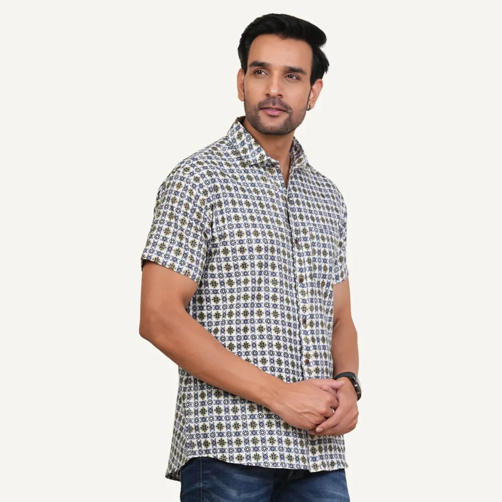 theclassicot printed shirt for men cotton stylish new branded premium cotton