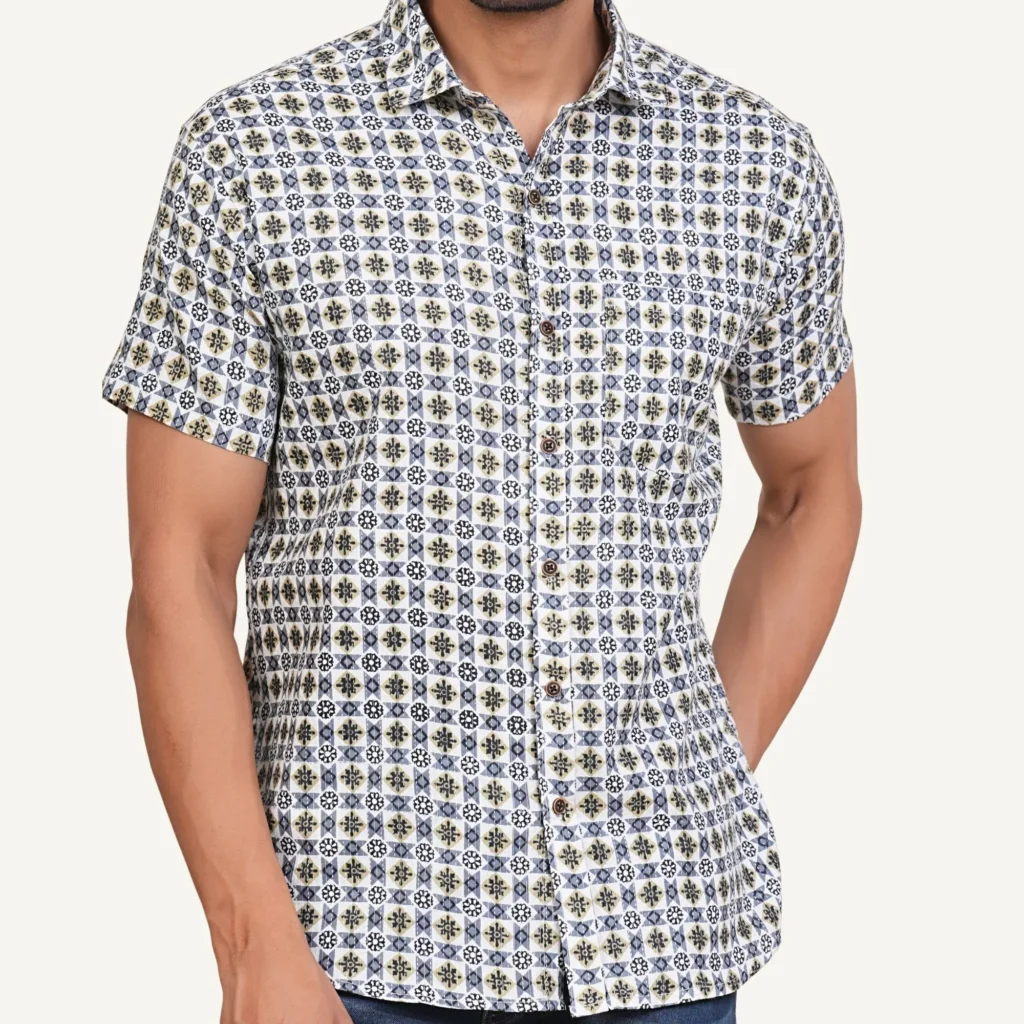 theclassicot printed shirt for men cotton stylish new branded premium cotton